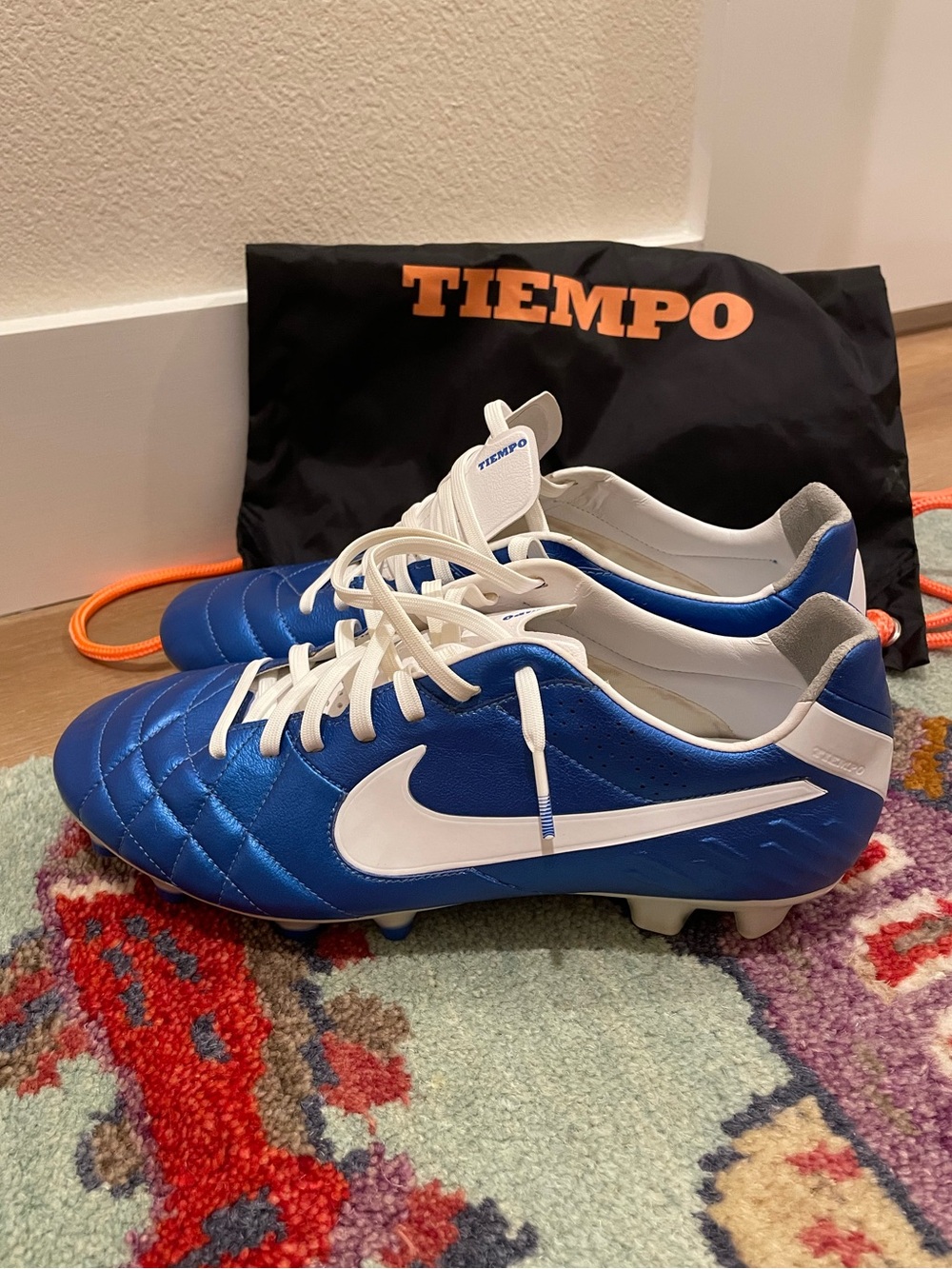 Nike Tiempo Legend IV FG Rare Made in Italy Leather Soccer Cleats Rare Brand New
